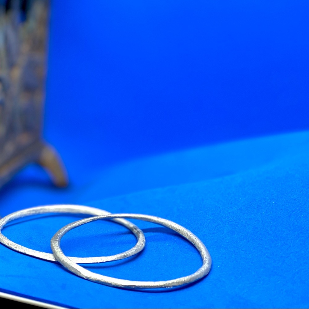 Silver bangles